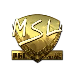 Sticker | MSL (Gold) | Krakow 2017