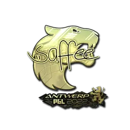 Sticker | saffee (Gold) | Antwerp 2022