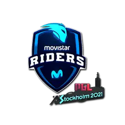Sticker | Movistar Riders (Foil) | Stockholm 2021