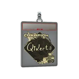 Sticker Slab | qikert (Gold, Champion) | Rio 2022