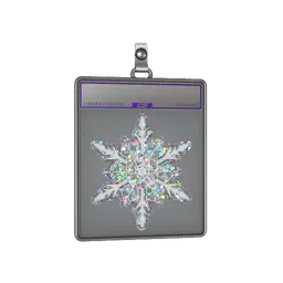 Sticker Slab | Snowfall (Glitter)