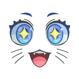 Sticker | Kawaii Eyes (Glitter)