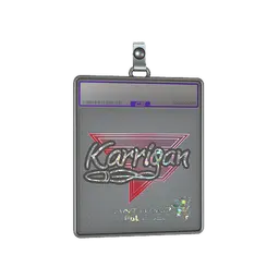 Sticker Slab | karrigan (Glitter) | Antwerp 2022