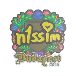 Sticker | n1ssim (Embroidered) | Budapest 2025
