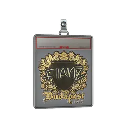 Sticker Slab | FlameZ (Gold) | Budapest 2025
