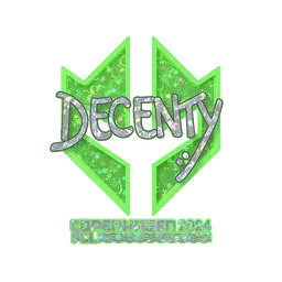 Sticker | decenty (Glitter) | Copenhagen 2024