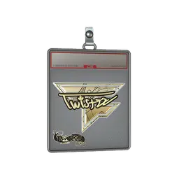 Sticker Slab | Twistzz (Gold) | Paris 2023