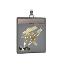 Sticker Slab | Fluxo (Gold) | Paris 2023