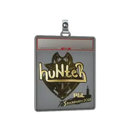 Sticker Slab | huNter- (Gold) | Stockholm 2021
