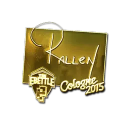 Sticker | rallen (Gold) | Cologne 2015