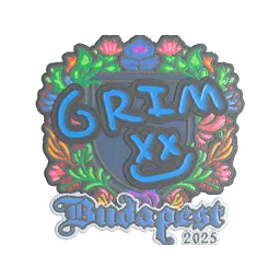 Sticker | Grim (Embroidered) | Budapest 2025