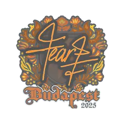 Sticker | fEAR | Budapest 2025