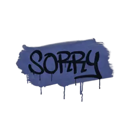 Sealed Graffiti | Sorry (SWAT Blue)