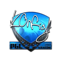 Sticker | k0nfig (Foil) | Krakow 2017
