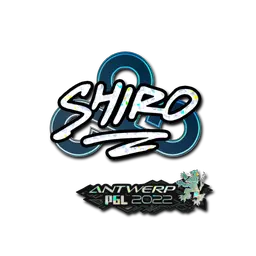 Sticker | sh1ro (Glitter) | Antwerp 2022