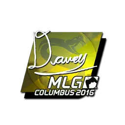 Sticker | DAVEY (Foil) | MLG Columbus 2016