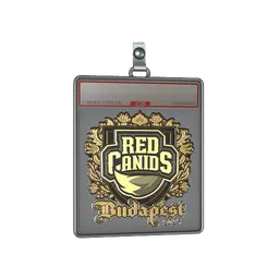 Sticker Slab | RED Canids (Gold) | Budapest 2025