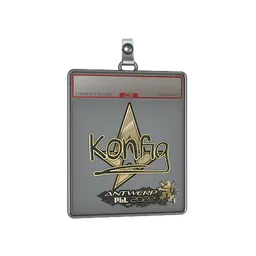 Sticker Slab | k0nfig (Gold) | Antwerp 2022