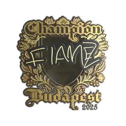Sticker | FlameZ (Gold, Champion) | Budapest 2025