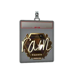 Sticker Slab | rain (Gold) | London 2018