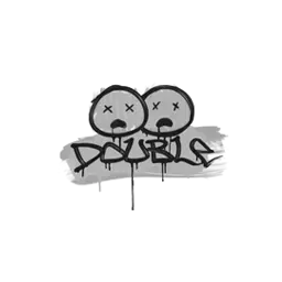 Sealed Graffiti | Double (Shark White)