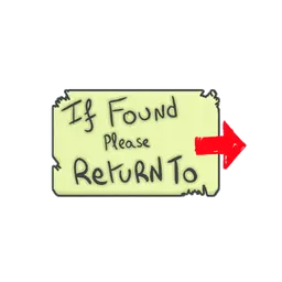 Sticker | Please Return To