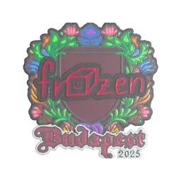 Sticker | frozen (Embroidered) | Budapest 2025