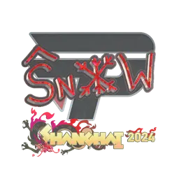 Sticker | snow (Glitter) | Shanghai 2024