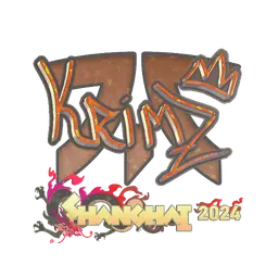 Sticker | KRIMZ (Glitter) | Shanghai 2024