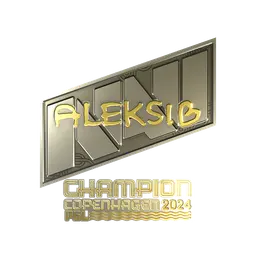 Sticker | Aleksib (Gold, Champion) | Copenhagen 2024