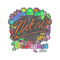 Sticker | nitr0 (Holo) | Budapest 2025