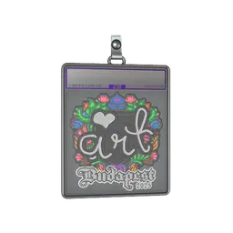 Sticker Slab | arT (Embroidered) | Budapest 2025