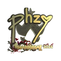 Sticker | phzy (Gold) | Shanghai 2024