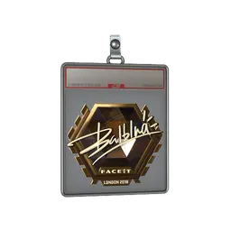 Sticker Slab | balblna (Gold) | London 2018
