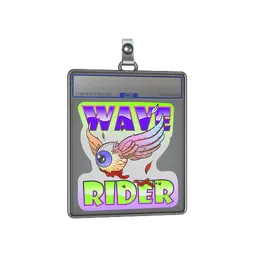 Sticker Slab | Toxic Wave Rider