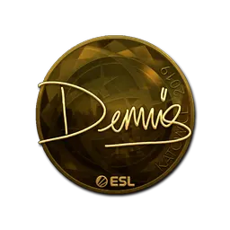 Sticker | dennis (Gold) | Katowice 2019