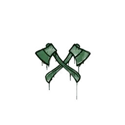 Sealed Graffiti | X-Axes (Jungle Green)