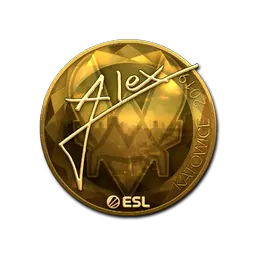 Sticker | ALEX (Gold) | Katowice 2019