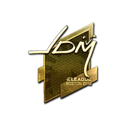 Sticker | jdm64 (Gold) | Boston 2018