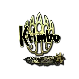 Sticker | Krimbo (Gold) | Antwerp 2022