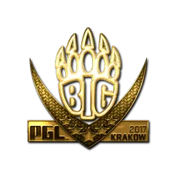 Sticker | BIG (Gold) | Krakow 2017