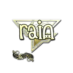 Sticker | rain (Gold) | Paris 2023