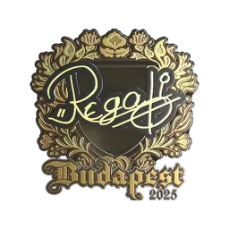 Sticker | regali (Gold) | Budapest 2025