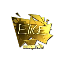 Sticker | EliGE (Gold) | Cologne 2016