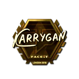 Sticker | karrigan (Gold) | London 2018
