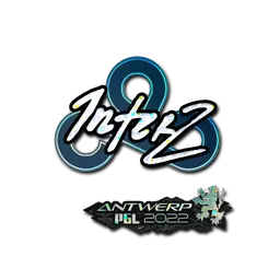 Sticker | interz (Glitter) | Antwerp 2022