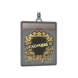 Sticker Slab | venomzera (Gold) | Budapest 2025