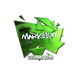Sticker | markeloff (Foil) | Cologne 2016