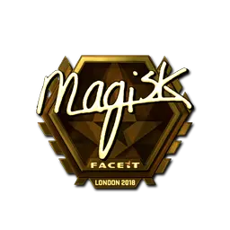 Sticker | Magisk (Gold) | London 2018