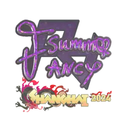 Sticker | Summer (Glitter) | Shanghai 2024